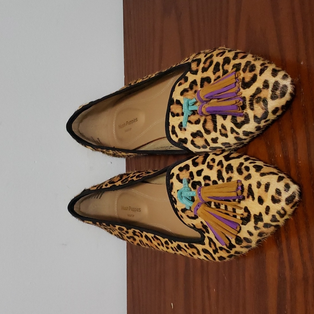 Hush Puppies Calf Hair Loafers